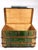 Victorian 19th C. Trunk With Green Crystallized Tin Paneling For Sale - Image 3 of 4
