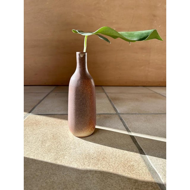 Ceramic Studio Ceramic Art Bottle Vase from WGP Silberdistel, West Germany, 1960s For Sale - Image 7 of 13