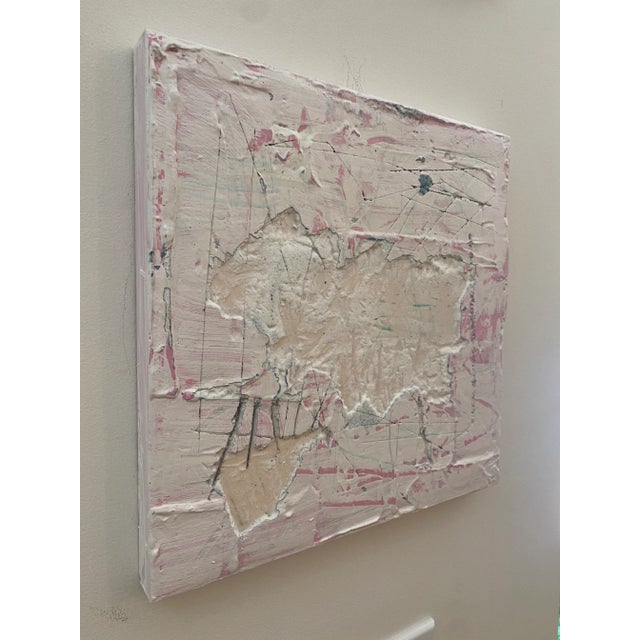 2020s Sarah Trundle, Contemporary Abstract Mixed Media Painting, "Cloud Nine" For Sale - Image 5 of 6