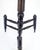 Black Solid Mahogany Turned Wood Tripod Base Coat Rack c1940s MINT For Sale - Image 8 of 12