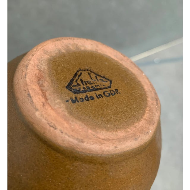 Mid-Century Eastern German GDR Pottery Vase from Strehla Keramik For Sale - Image 17 of 18