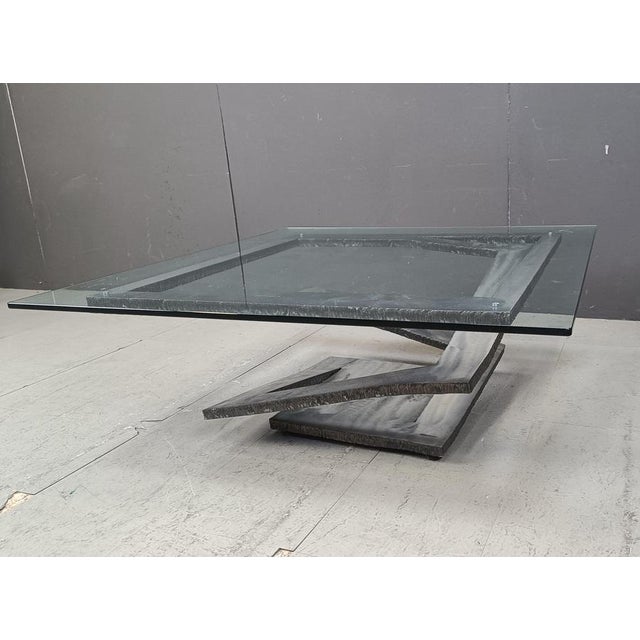 Fleur de Fer Coffee Table attributed to Maurice Barilone, 1980s For Sale - Image 10 of 15