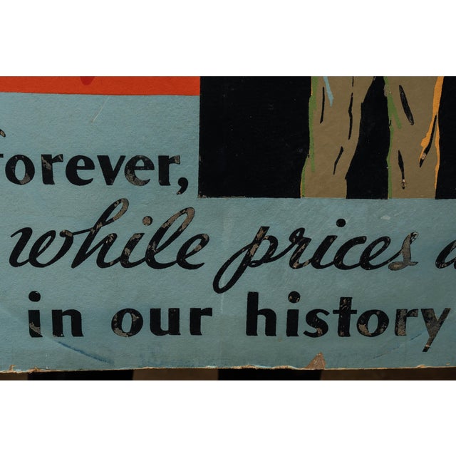 Vintage Oil Furnace Advertisement Standee For Sale - Image 4 of 7