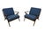 Selig Mid-Century Danish Modern Poul Jensen for Selig Walnut "Z" Arm Chairs For Sale - Image 4 of 10