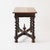 - This sculptural antique table features beautiful turned legs, a central finial, rich finish, and strong presence that...