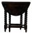 English Arts & Crafts Oak Barley Twist Gateleg Drop Leaf Table For Sale