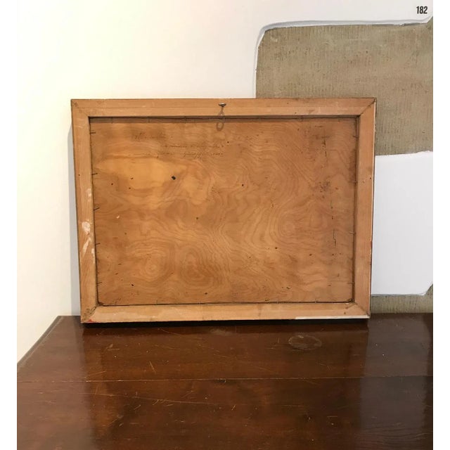 Giuseppe Bosio, Valley by the River, Oil on Wood For Sale - Image 7 of 8