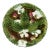 Majolica Strawberries Plate Orchies, Circa 1890 For Sale