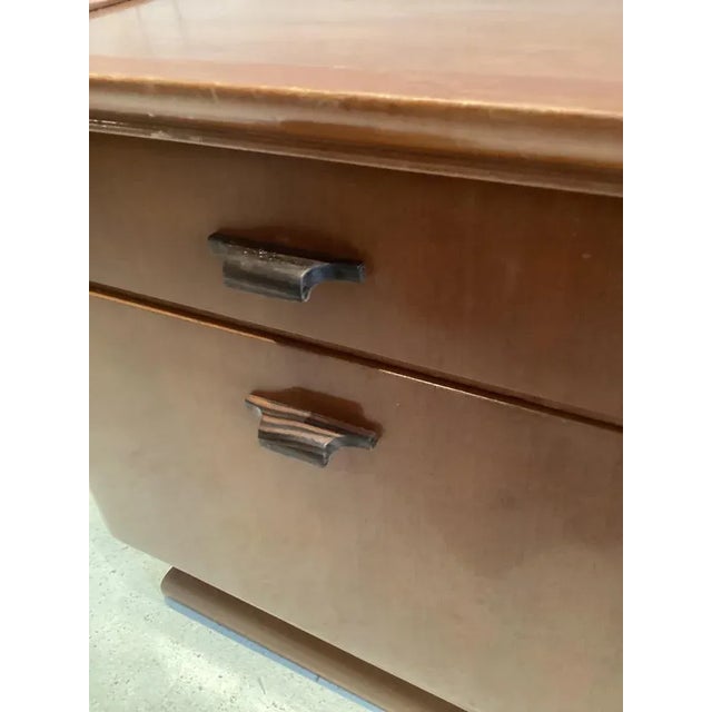 Wood Art Deco Nightstands, 1920s, Set of 2 For Sale - Image 7 of 13