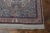 Hand-knotted abriz rug with an atypical pattern. Rich floral decor. Central field in a blue base with an oval medallion...
