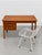 Apartment Sized Mid Century Modern Teak Desk | Compact Danish Writing Desk, C. 1960's For Sale - Image 9 of 16
