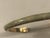 1980s 1980s Celery Green Snakeskin Gold Bangle Bracelet For Sale - Image 5 of 6
