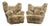 Monumental Art Deco Skandilock Sheepskin Wingback Chairs 1930s, Set of 2 For Sale