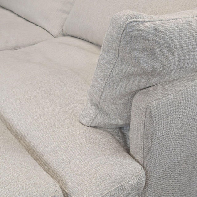 Restoration Hardware Cloud Modern Sectional Sofa With Chaise For Sale - Image 9 of 10