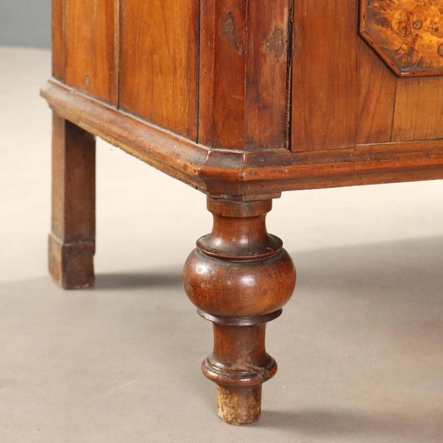 Brown Umbertino Wardrobe in Walnut and Walnut Burl For Sale - Image 8 of 12