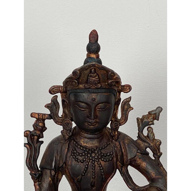 Late 20th Century Casting of a Bodhisatva, China 1980 For Sale - Image 4 of 7