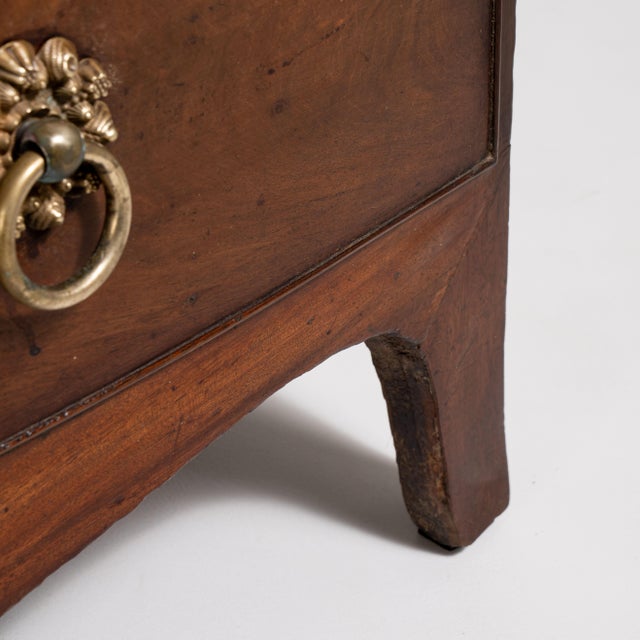 Regency Bow-Front Mahogany Chest of Drawers, Antique, United Kingdom, 19th Century For Sale - Image 14 of 15