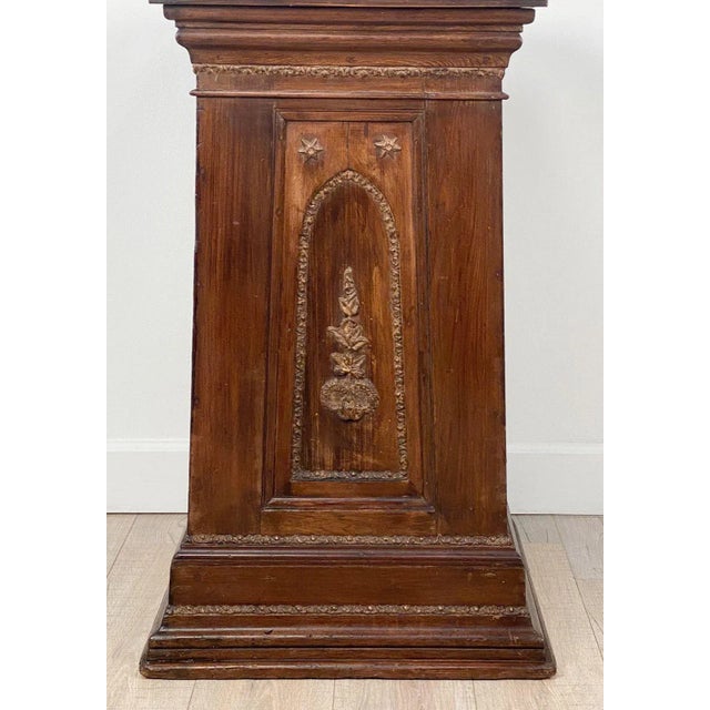 Wood Victorian Pine Pedestal For Sale - Image 7 of 12