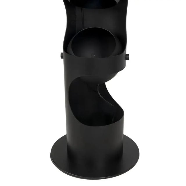 NOIR Columna Floor Lamp, Black Iron For Sale In Los Angeles - Image 6 of 6