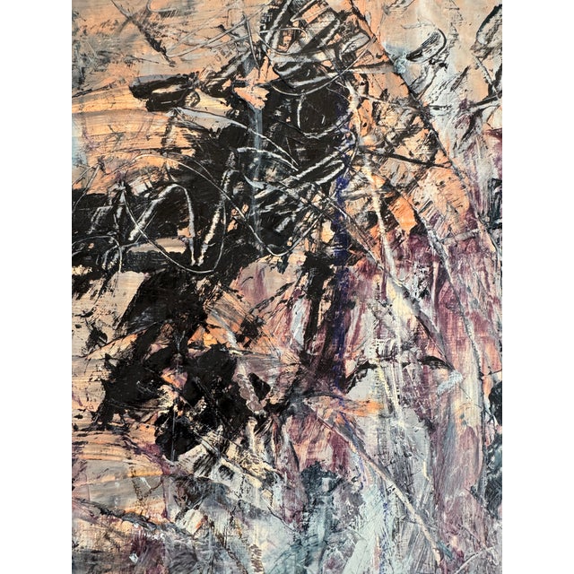 Abstract Expressionist Painting by Joan Jardine 2018 For Sale - Image 10 of 18