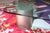 Late 20th Century Vintage Post Modern Memphis Style Triangular Glass Laminate Chrome Coffee Table For Sale - Image 5 of 6