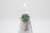 Metal Mid 20th Century Emerald and Diamond Ring, Size 3 For Sale - Image 7 of 9