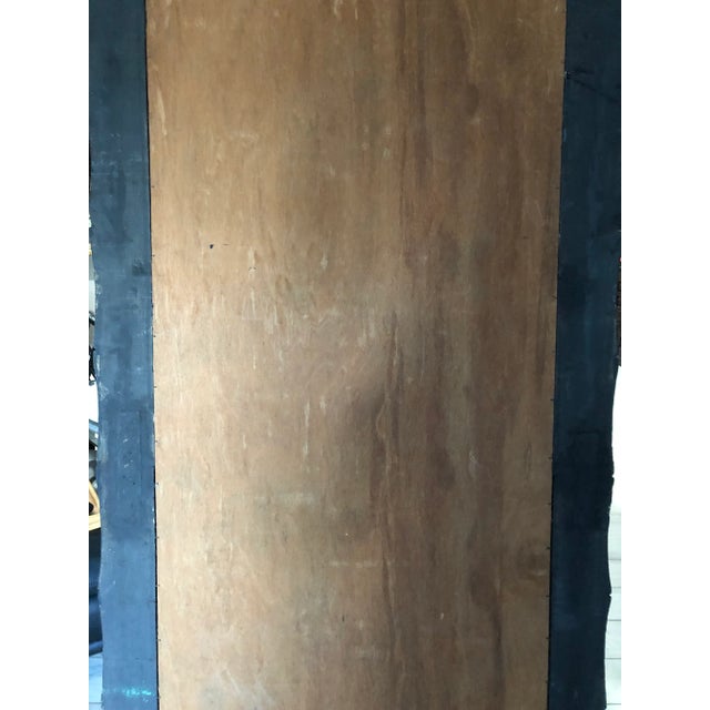 Maison Charles Monumental Italian Floor to Ceiling Bamboo Mirror in the Style of Maison Charles, 1970s For Sale - Image 4 of 7