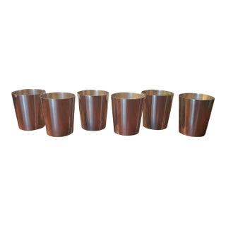 Early 20th Century Sterling Mint Julip Cups- Set of 6 For Sale