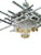 Metal Chandelier attributed to Albano Poli for Poliarte, 1970 For Sale - Image 7 of 18