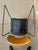 Mid 19th Century Vintage German School Chairs – Set of 8 – Green Metal + Plywood (Stackable) For Sale - Image 5 of 8