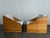 Mid-Century Modern Spanish Solid Pine Rationalist Armchairs, 1970s For Sale - Image 3 of 4