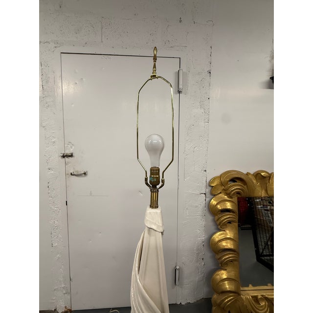 Ceramic Hollywood Regency Lamp For Sale - Image 7 of 10
