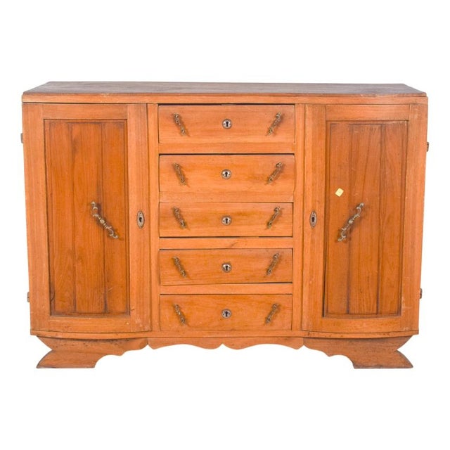 Antique Sideboard with Drawers and Doors, 1920 For Sale - Image 11 of 11