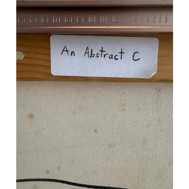 1990s Modern 1993 "An Abstract C" Painting, Signed “Ketchem” For Sale - Image 5 of 6