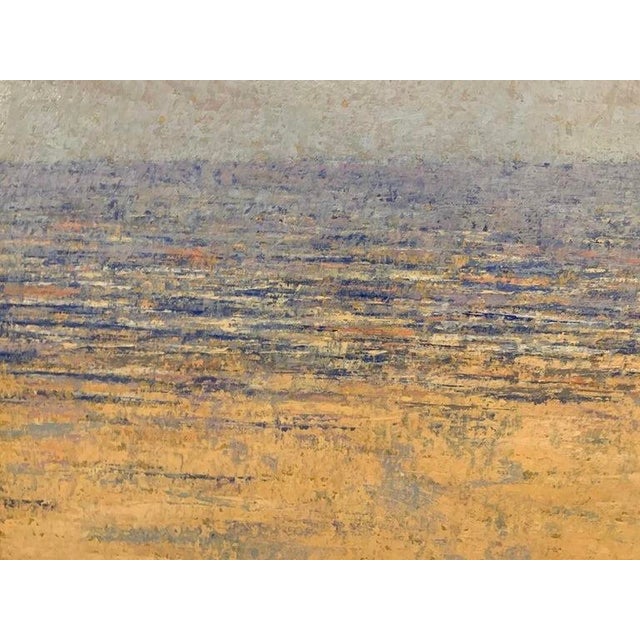 Contemporary Giampaolo Talani "Beach" Oil on Board, Tuscan Coastal Landscape, Seascape, Italian Master Contemporary Art, 1996 For Sale - Image 3 of 10