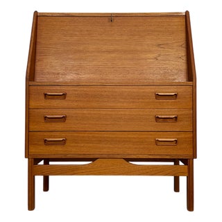 Mid-Century Danish Teak Secretary from Dyrlund, 1960s For Sale