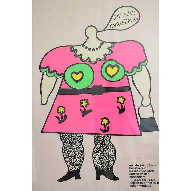 Niki de Saint Phalle Exhibition Poster, 1968 For Sale - Image 4 of 9