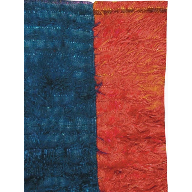 Tribal Galerie Shabab Collection Mid-20th Century Turkish Tulu Rug For Sale - Image 3 of 9