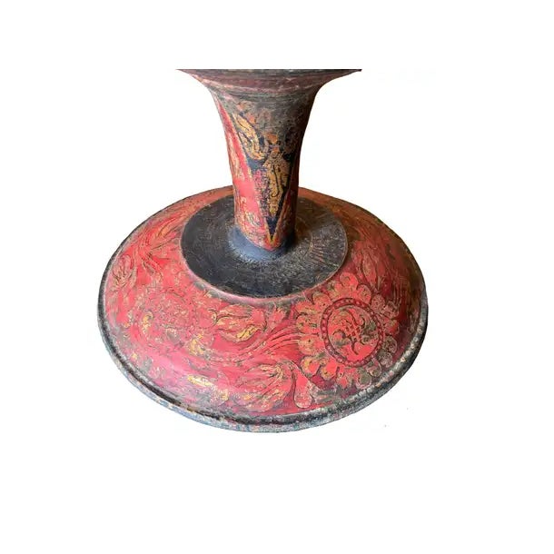 Folk Art 19th Century Balinese Offering Tray / Bowl 'Dulang' With Floral Motif For Sale - Image 3 of 4