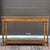 Late 20th Century Vintage American Made Traditional Oak & Glass Tiered Console or Sofa Table For Sale - Image 5 of 12