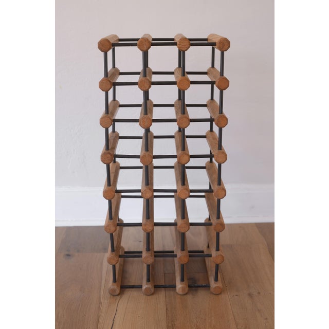 1970s Mid Century Danish Modern 21-Bottle Wine Rack For Sale - Image 5 of 9