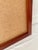 Late 20th Century Vintage Arched Top Dark Toned Wood Wall Calender Frame Holder Excellent Condition. For Sale - Image 5 of 8