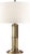Modern Thomas O'Brien by Visual Comfort Signature Longacre Small Table Lamp in Hand-Rubbed Antique Brass with Linen Shade For Sale - Image 3 of 3