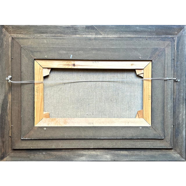 Friedrich Schiemann, Abstract Composition, 1982, Oil on Canvas, Framed For Sale - Image 6 of 7