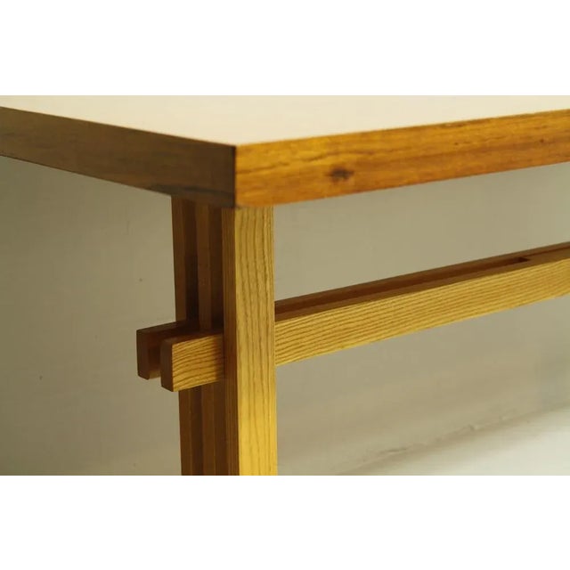 Brown Shedua Wood Coffee Table Model Horizon, 1970s For Sale - Image 8 of 11