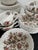 II Staffordshire Bouquet is a vintage brown multi floral china pattern on a cream colored ironstone or bone china...