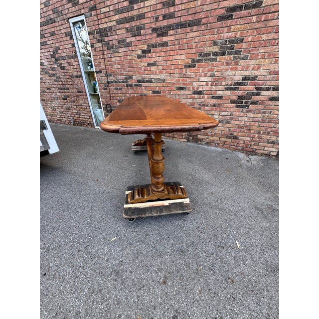 19th Century French Refectory Console/ Dining Table For Sale - Image 13 of 13