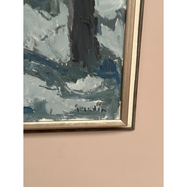 Svän Grandin, Three Trees, 1960s, Oil on Panel, Framed For Sale - Image 11 of 16