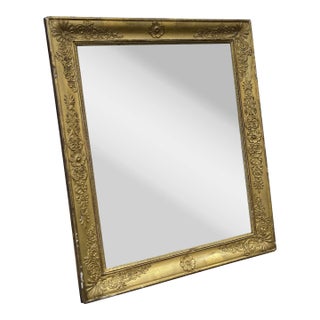 Early 19th Century Empire Style Gilded Mirror For Sale