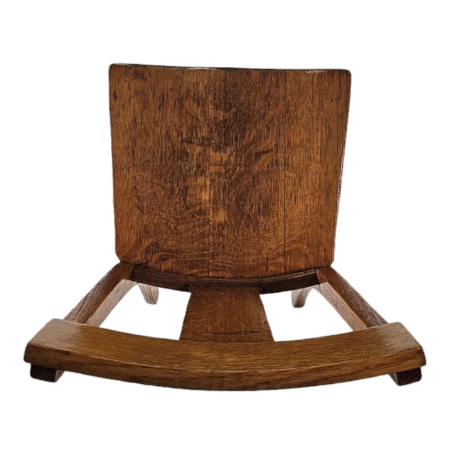 Solid Oak Child's Dining Chair 32" For Sale In San Francisco - Image 6 of 7